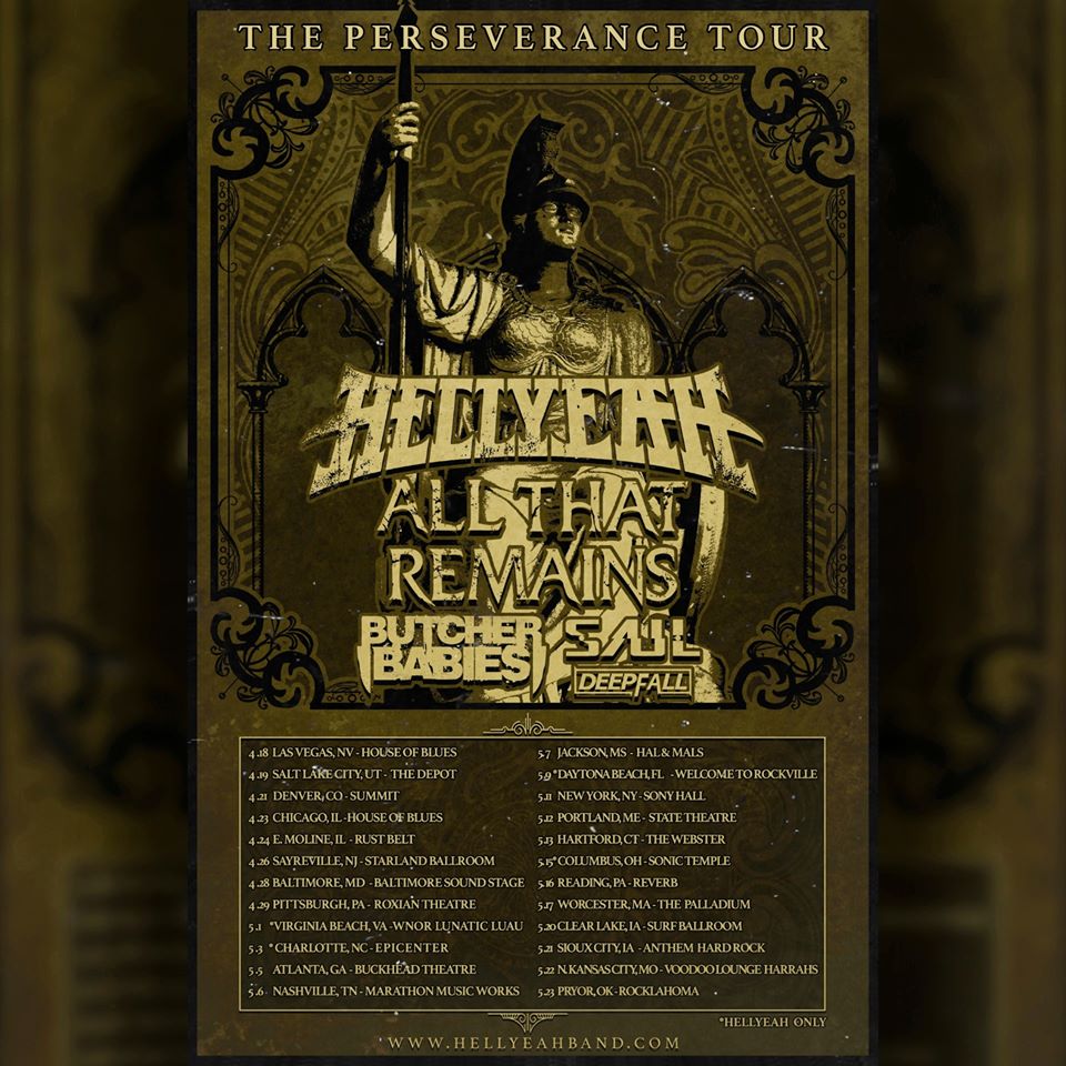 Hellyeah Perseverance Tour 2020